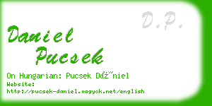 daniel pucsek business card